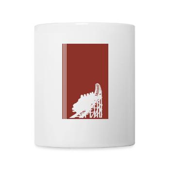 Montagnes russes Lukas chapiteau - Mug blanc - blanc - Devant