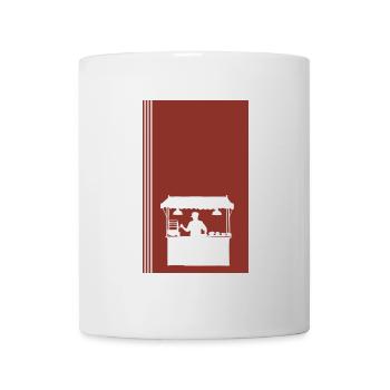 Restauration rapide Repas Collation - Mug blanc - blanc - Devant