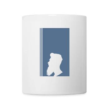 Bart Gentleman Hipster - Tasse - Weiß - Vorne