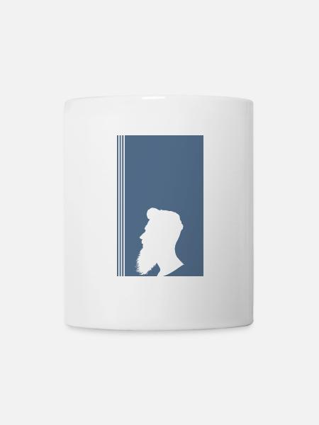 Bart Gentleman Hipster - Tasse - Weiß