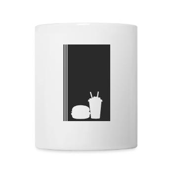 Hamburgers de restauration rapide - Mug blanc - blanc - Devant