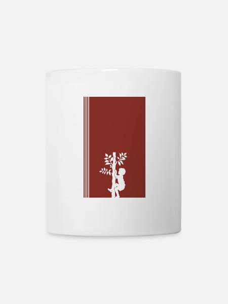 Ausruestung Baumklettern Kletterer - Tasse - Weiß