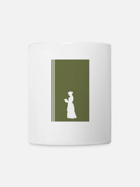 Leseratte Writing Roman - Tasse - Weiß