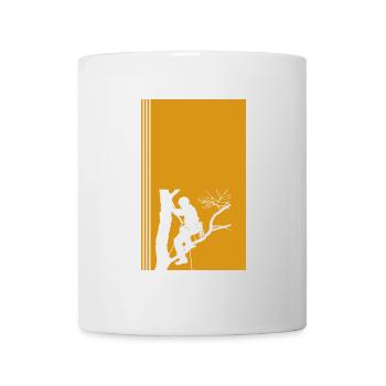 Klettern Baumklettern Ausrüstung - Tasse - Weiß - Vorne