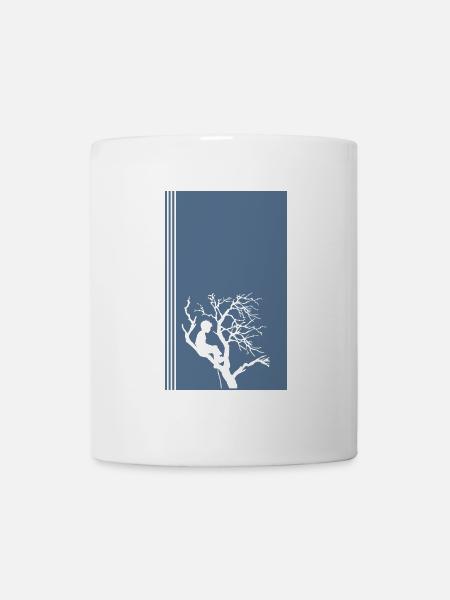 Baumklettern Ausrüstung Aufstieg - Tasse - Weiß