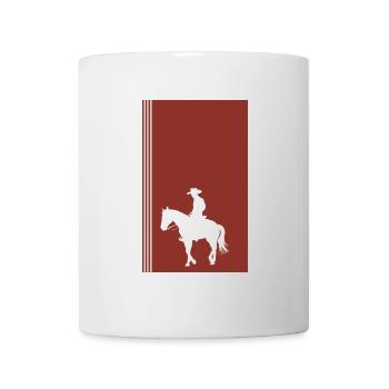 Rodéo Western Rider - Mug blanc - blanc - Devant