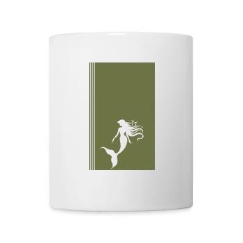 Meerjungfrau Neptun Aquarium - Tasse - Weiß - Vorne