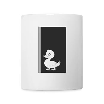 Vogel Quak Badeente - Tasse - Weiß - Vorne