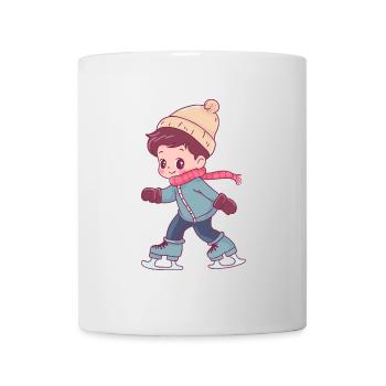Eislaufen Eiskunstlauf Eiskunstläufer - Tasse - Weiß - Vorne