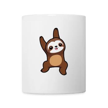 Cute Cartoon Sloth - Mug - white - Front