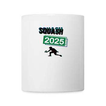 Squash Spieler Team Turnier Mannschaft in 2025 - Tasse - Weiß - Vorne