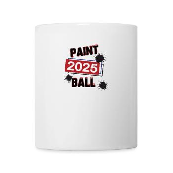Paintball Spieler Team Turnier Mannschaft in 2025 - Tasse - Weiß - Vorne
