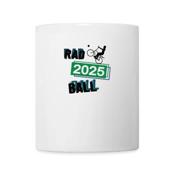 Radball Spieler Team Turnier Mannschaft in 2025 - Tasse - Weiß - Vorne