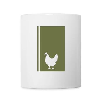 Poulet Poulet Poussins - Mug blanc - blanc - Devant
