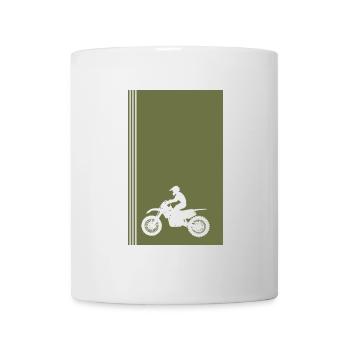 Chopper Dirt Bike - Mug - white - Front