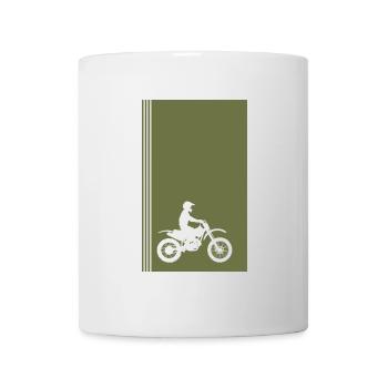 Motocross Motorcycle Stunt - Mug - white - Front