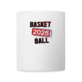 Basketball Spieler Team Turnier Mannschaft in 2025 - Tasse - Weiß - Vorne