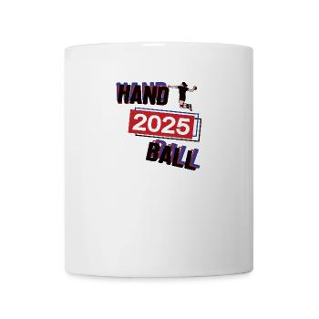 Handball Handballer Team Turnier Mannschaft 2025 - Tasse - Weiß - Vorne