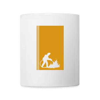 Fire Brigade Rescuer Firefighter - Mug - white - Front