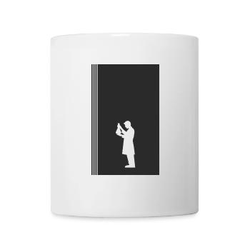 Molécule chimique chimiste - Mug blanc - blanc - Devant