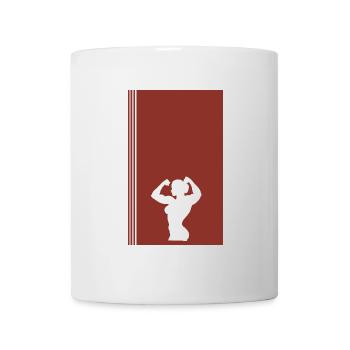 Bodybuilding Gym Weight Lifting - Mug - white - Front