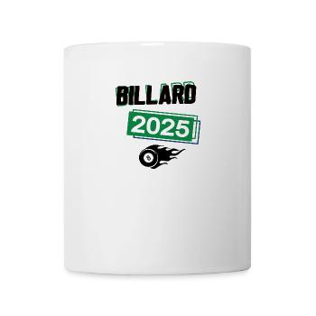 Billard Spieler Billardspieler Turnier in 2025 - Tasse - Weiß - Vorne