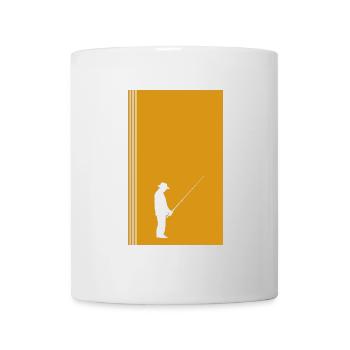Hameçon de pêcheur - Mug blanc - blanc - Devant