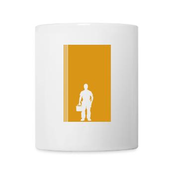 Tournevis Outil de plombier - Mug blanc - blanc - Devant