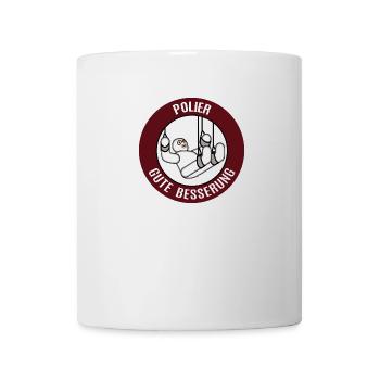 Gute Besserung Polier Krank Gesundheit Genesung - Tasse - Weiß - Vorne