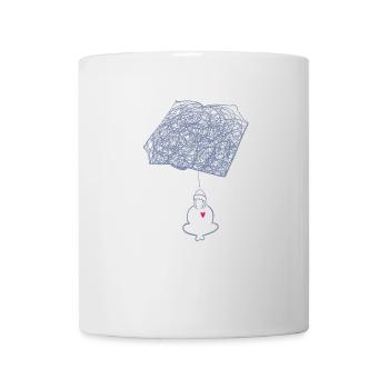 Booklove feels like freedom - Tasse - Weiß - Vorne
