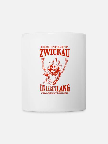 Zwickau Fußball Fan Geschenk - Tasse - Weiß