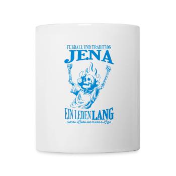 Jena Tradition Fußball Geschenk - Tasse - Weiß - Vorne