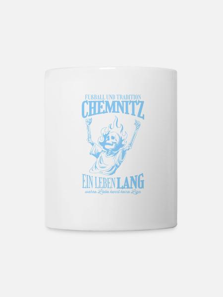 Chemnitz Tradition Fußball Geschenk - Tasse - Weiß
