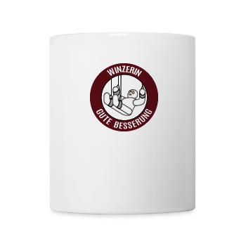 Gute Besserung Winzerin Alles Gute Gesundheit - Tasse - Weiß - Vorne
