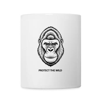Fine Line Gorilla – Protect The Wild - Mug - white - Front