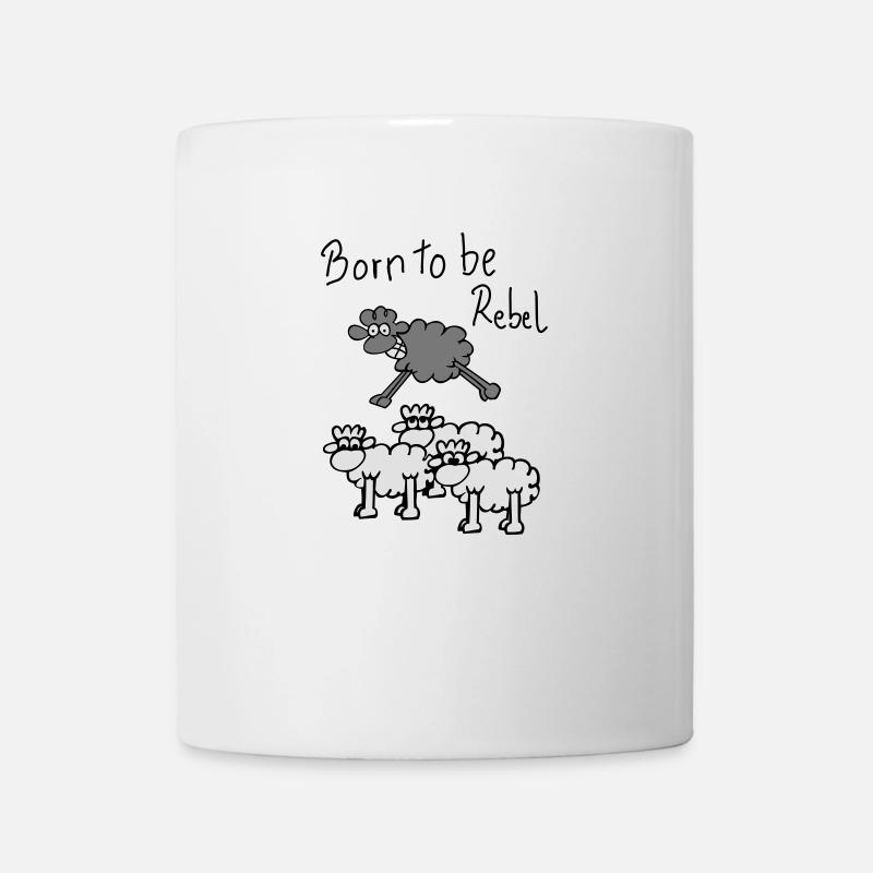 jumping sheep - Mug - white
