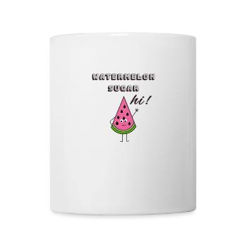 Sucre de pastèque - Mug blanc - blanc - Devant