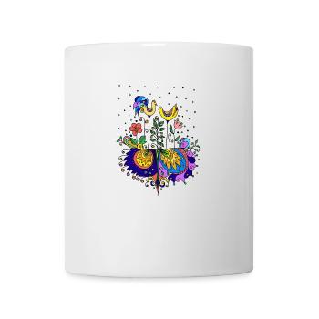 Hen and rooster - Mug - white - Front