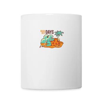 Beach Best Days - Tasse - Weiß - Vorne