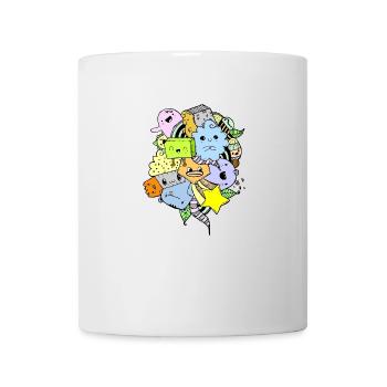 Art Doodle - Mug blanc - blanc - Devant