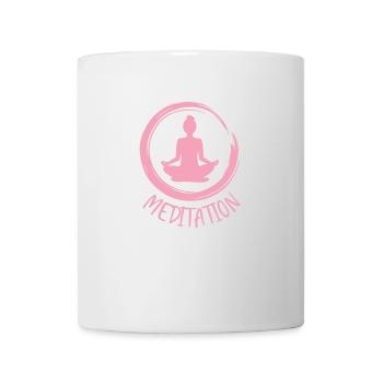 Meditation / Zen / Entspannen - Tasse - Weiß - Vorne