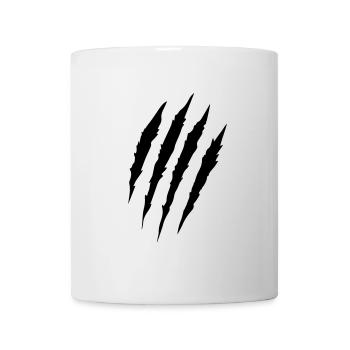 griffures - Mug blanc - blanc - Devant