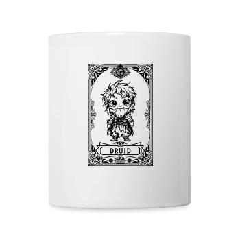 Druid RPG Tarot Card chibi - Mug - white - Front