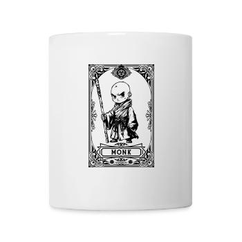 Monk RPG Tarot Card chibi - Mug blanc - blanc - Devant