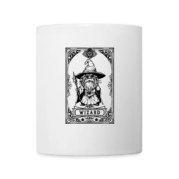 Wizard RPG Tarot Card chibi - Mug blanc - blanc - Devant