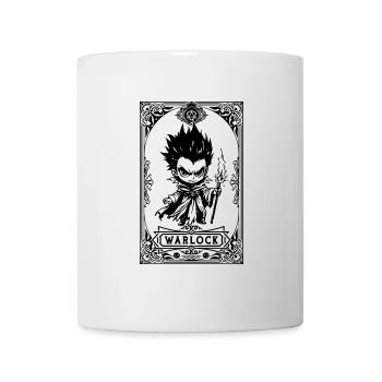 Warlock RPG Tarot Card chibi - Mug blanc - blanc - Devant