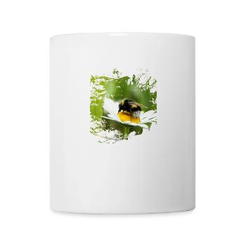 Hummeln sind die fleißigen Schwestern der Bienen. - Tasse - Weiß - Vorne