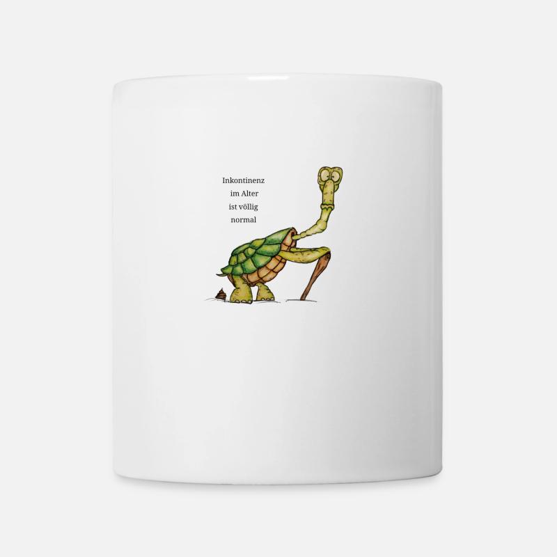 Inkontinenz im Alter ist völlig normal - Tasse - Weiß