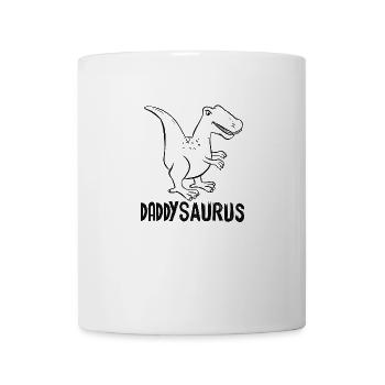 Mon papa Dinosaure D'Amour Cadeau Enfant Pour Papa - Mug blanc - blanc - Devant