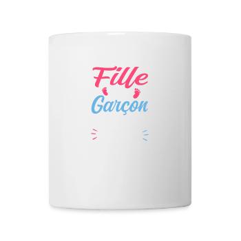 Fille ou Garçon Grand Marraine T'aime Déjà - Mug blanc - blanc - Devant